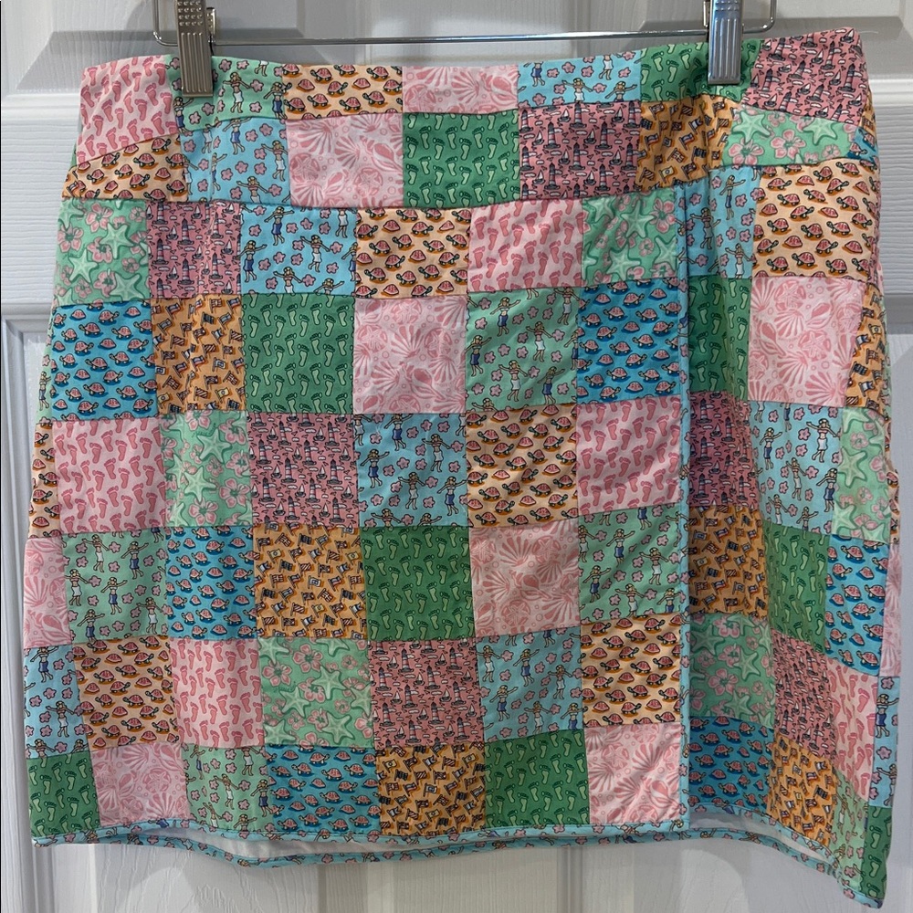Vineyard Vines Multicolor Patchwork Mini Skirt - image 1